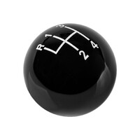 Shift Knob - 4-Speed - Black Fits Shifters with 3/8-16 Threads