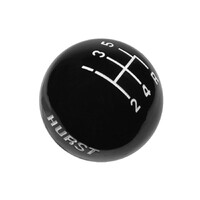 Shift Knob - 5-Speed Pattern - Black Fits Shifters with 3/8-16 Threads