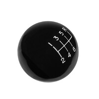 Shift Knob - 6-Speed - Black Fits Shifters with 3/8-16 Threads