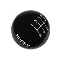 Shift Knob - Black 6-Speed - 3/8-16 Threads Fits Shifters with 3/8-16 Threads