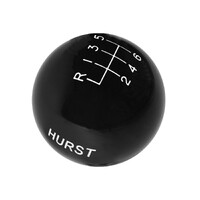 Shift Knob - 6-Speed - Black - Ford