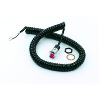 Pushbutton Switch Black Coil Cord with Pushbutton