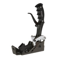 Pistol-Grip 4-Speed Quarter Stick Race Shifter GM 700R4, 200-R4, 4L60, 4L60E, 4L65E, 4L80E and 4L85E 4-speed transmissions.