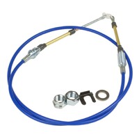 Shifter Cable - 5-Foot Length - Blue For Quarter Stick shifters part# 3160082, 3160033. Eyelets on both ends.