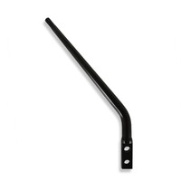 Shifter Stick - Tube Style - Satin Black 10-in Tall - 5.5-in Setback