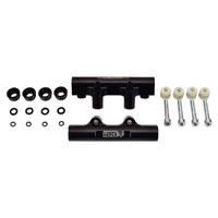 Side Feed to Top Feed Fuel Rail Conversion Kit - Black Finish (STI 04-06/LGT 05-07)