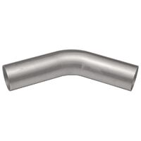 3"/76mm 45 Deg Aluminium Tube Bend