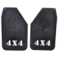 1x Right Mud Flap 4X4 -283 x 475mm DROP