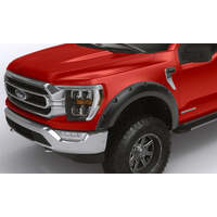 RX-Rivet Style Smooth Fender Flares Front (F-150 Excl Lightning 21-22) - Black 2PC