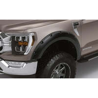 RX-Rivet Style Textured Fender Flares Front (F-150 Excl Lightning 21-22) - Black 2PC