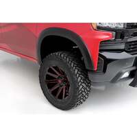 SX-Sport Textured Elite Series Front Fender Flares (Silverado 1500 19-21) - Black 2PC