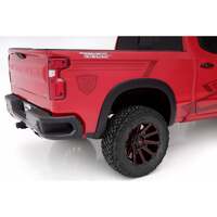 SX-Sport Textured Elite Series Rear Fender Flares (Silverado 1500 19-21) - Black 2PC