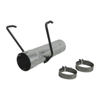 17" Muffler Delete Pipe Replaces all 17" Overall Length Mufflers  (Ram 07-12) - Aluminized Steel