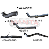 Exhaust Full System with Cat & with Hotdog (Colorado RC 08-10)