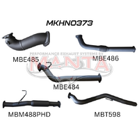 Exhaust Full System without Cat & with Hotdog (Colorado RC 08-10)