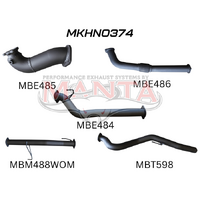 Exhaust Full System without Cat & without Muffler (Colorado RC 08-10)