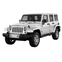 Single 2.5in Cat Back 4in Exit Aluminised Steel - Medium (Wrangler 07+)