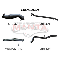 Exhaust Full System with Cat & with Hotdog (Triton MN 09-14)