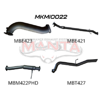 Exhaust Full System without Cat & with Hotdog (Triton MN 09-14)