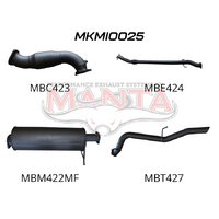 Exhaust Full System with Cat & with Muffler (Triton MN 09-14)