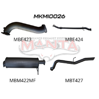 Exhaust Full System without Cat & with Hotdog (Triton MN 09-14)