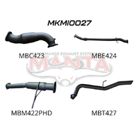 Exhaust Full System with Cat & with Hotdog (Triton MN 09-14)