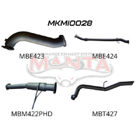 Exhaust Full System without Cat & with Hotdog (Triton MN 09-14)