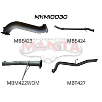 Exhaust Full System without Cat & without Muffler (Triton MN 09-14)