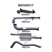 Exhaust System with Cat R Tailpipe (Navara D40 05-15)