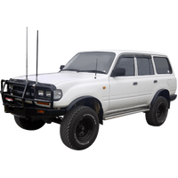 Single 2.5in Extractors Back Aluminised Steel - Medium (Landcruiser HZJ80 80-90)