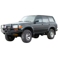 Single 2.5in Extractors Back Aluminised Steel - Medium (Landcruiser FZJ80 90-97)