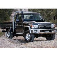 Dual 3in DPF Back Left & Right Exit Aluminised Steel - Quiet (Landcruiser VDJ79 16+)