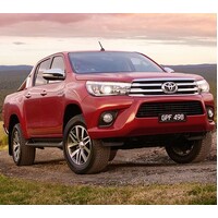 3in Turbo Back without Cat Aluminised Steel - Medium (Hilux GUN126R 15+)