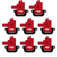 Ignition Coil - GM LS Blaster Series - LS1/LS6 Engines - Red - 8-Pack 1997-2006 GM LS1/LS6 Engines - 12556450/12558948 Replacement