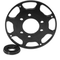 Crank Trigger Wheel - Flying Magnet - SBC - 7 in. Black - Replacement Wheel for Small Block Chevy Crank Trigger Kit p/n 86103