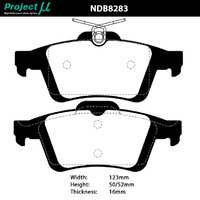 NS-EP Brake Pad Set - Rear (Focus 16+)