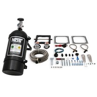 Big Shot Wet Nitrous System for 4150 4-Barrel Carburetor Fits Holley 4150 and Carter AFB late, 190-300 HP, includes Black 10 lb Bottle