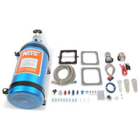 Big Shot Nitrous System Holley 4500 Flange Big Shot Nitrous System Dominator Holley 4500 Flange 190-300 HP with 10 lb bottle