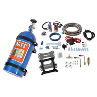 "SUPER POWERSHOT" Holley 4-Bbl Super Powershot Nitrous System V8 w/Holley/Carter 4 bbl w/10 lb Bottle