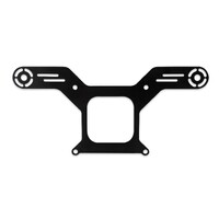 4150 Flange Dual Solenoid Bracket, One Side Fits Fuel and Nitrous Solenoids with 1" & 1-5/8" diameter base