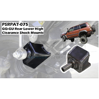 Rear Lower High Clearance Shock Mounts - 80mm Raised (Patrol GQ-GU)