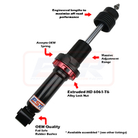 TTG Front 2-3" Adjustable Shock Absorber (Triton ML - MR)