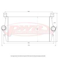 55mm Intercooler (F250/Powerstroke 03-07)