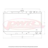 42mm Radiator (Civic EC-EE D15B4 88-91)