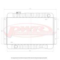 55mm Radiator (Torana 74-78)