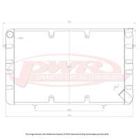 55mm Crossflow Radiator w/ 16" SPAL Fan Mounts (WB 80-84)