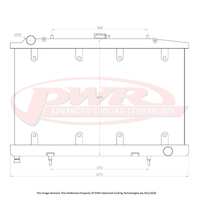 55mm Radiator w/ Twin 12" SPAL Fan Mounts (Silvia 180SX 90-94)