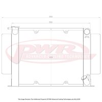 55mm Radiator w/ Angled Bottom Outlet + 16" SPAL Fan Mounts (RX7 79-85)