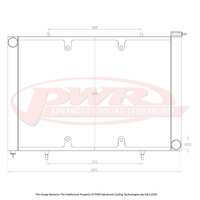 55mm Crossflow Radiator w/ 16" SPAL Fan Mounts (Silvia 180SX S13 SR20/DET 90-94)