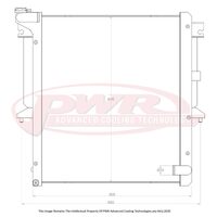 42mm Closemesh Radiator - 90Deg Lower Outlet (Triton ML-MN 06-13)